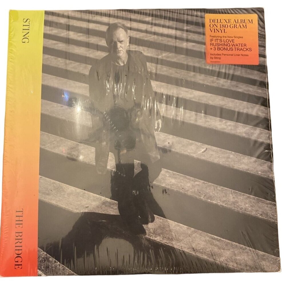 Sting The Bridge Limited Deluxe Colored Vinyl 2 x LP + 3 Bonus Songs NEW!